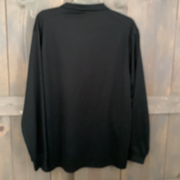 Mens M Performance Quarter Zip Pullover Black with Gray detail - Picture 6 of 6